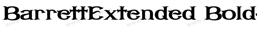 BarrettExtended Bold字体转换